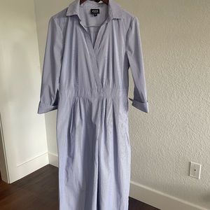 Eci New York Striped Jumpsuit